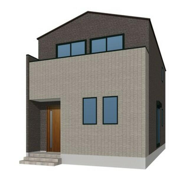 北九州市若松区宮丸１丁目の新築一戸建の外観パース| 