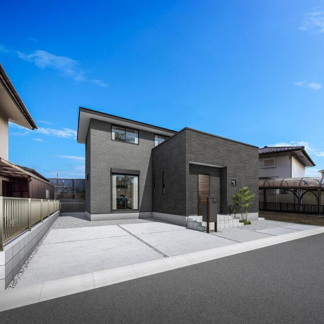 北九州市小倉南区東貫３丁目の新築一戸建の外観パース| 