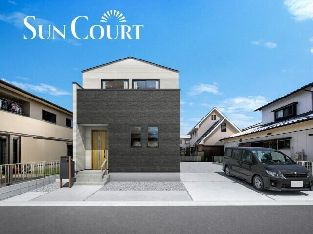 北九州市小倉南区横代北町２丁目の新築一戸建の外観パース| 