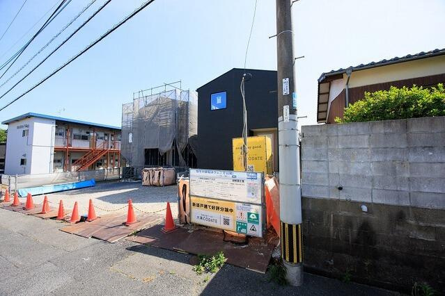 北九州市八幡西区藤原３丁目の新築一戸建の前面道路含む現地写真| 