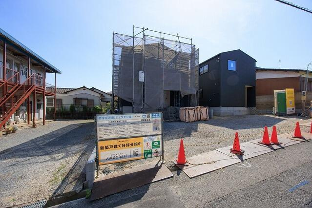 北九州市八幡西区藤原３丁目の新築一戸建の前面道路含む現地写真| 