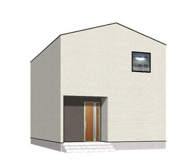 宗像市日の里４丁目の新築一戸建の外観パース| 