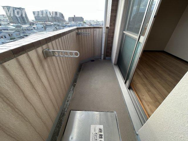 イーストキューブのバルコニー