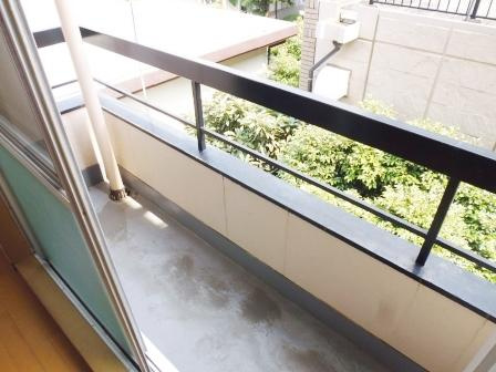 木戸坂ローヤルマンションのバルコニー