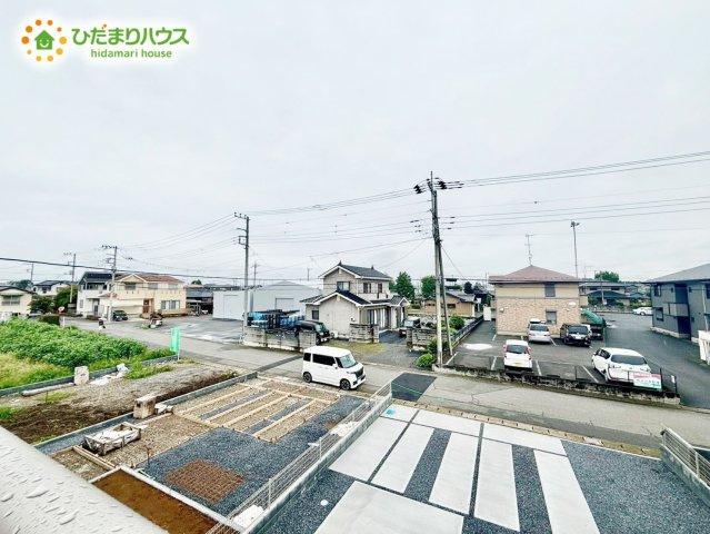 野田市木間ケ瀬1期　新築戸建　3号棟の展望|日当たり良好(^^)/				
