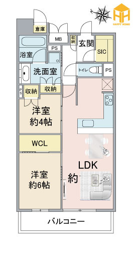 パークナード新梅田アーバンパレスの間取り|※現況と図面が異なる場合現況を優先いたします。