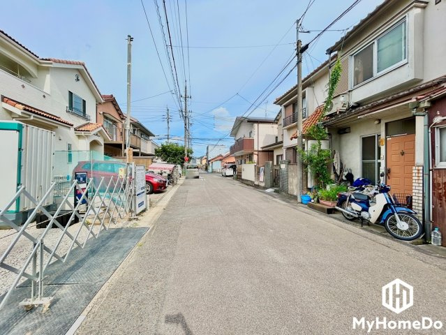春日井市南花長町　3期の前面道路含む現地写真
