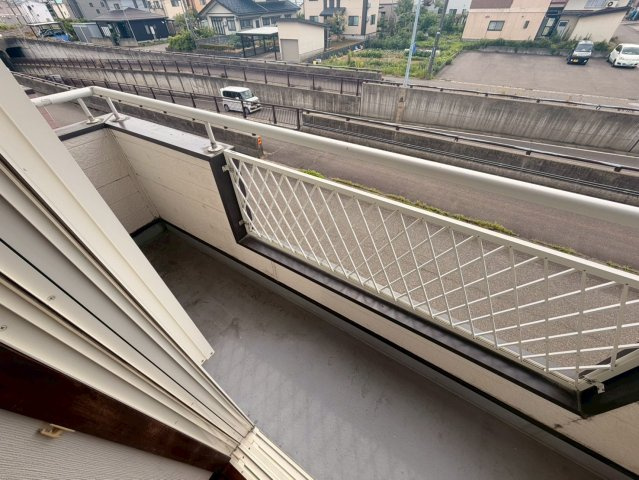 大朋ハイツのバルコニー