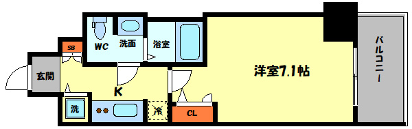 スワンズシティ大手前ソレイユの間取り|スワンズシティ大手前ソレイユ　間取り