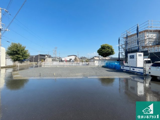 姫路市余部区下余部　新築一戸建ての外観|現在の進捗状況です！順調に作業進行中、完成が待ち遠しいです！詳細の間取り等、お気軽にお問い合わせください！