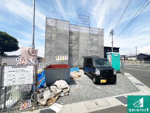 姫路市余部区下余部　新築一戸建ての外観|現在の進捗状況です！順調に作業進行中、完成が待ち遠しいです！詳細の間取り等、お気軽にお問い合わせください！