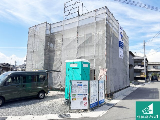 姫路市余部区下余部　新築一戸建ての外観|現在建築中！落ち着いた街並みで新生活を始めることが出来そう！周辺の物件も併せてご紹介させて頂きます！