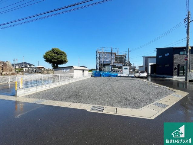 姫路市余部区下余部　新築一戸建ての外観|現在の進捗状況です！順調に作業進行中、完成が待ち遠しいです！詳細の間取り等、お気軽にお問い合わせください！