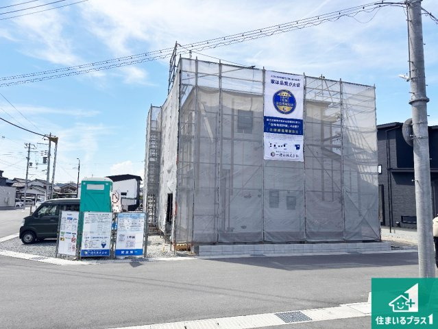 姫路市余部区下余部　新築一戸建ての外観|現在建築中！落ち着いた街並みで新生活を始めることが出来そう！周辺の物件も併せてご紹介させて頂きます！