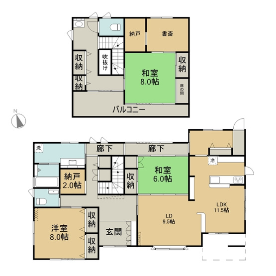 【間取り】 | 東出雲町揖屋中古戸建