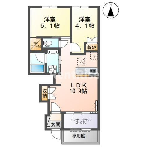 ソレイユ　ルピナスの間取り