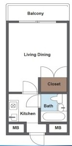 【間取り】 | サンライズマンション | 間取りです。