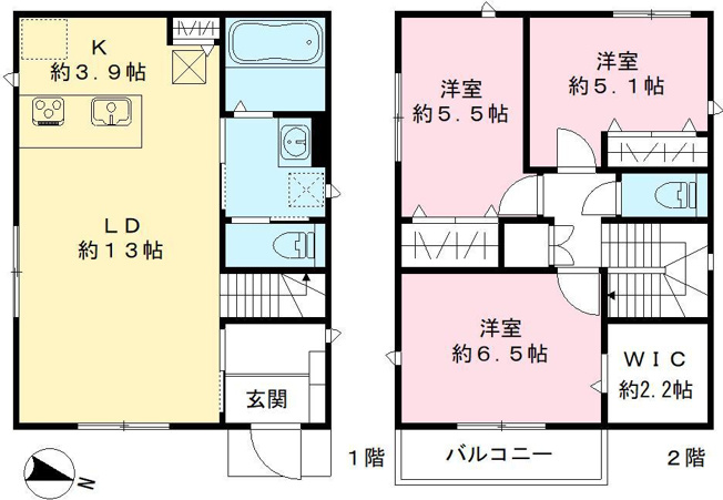 【間取り】 | Ｎａｎａｌａ　C棟