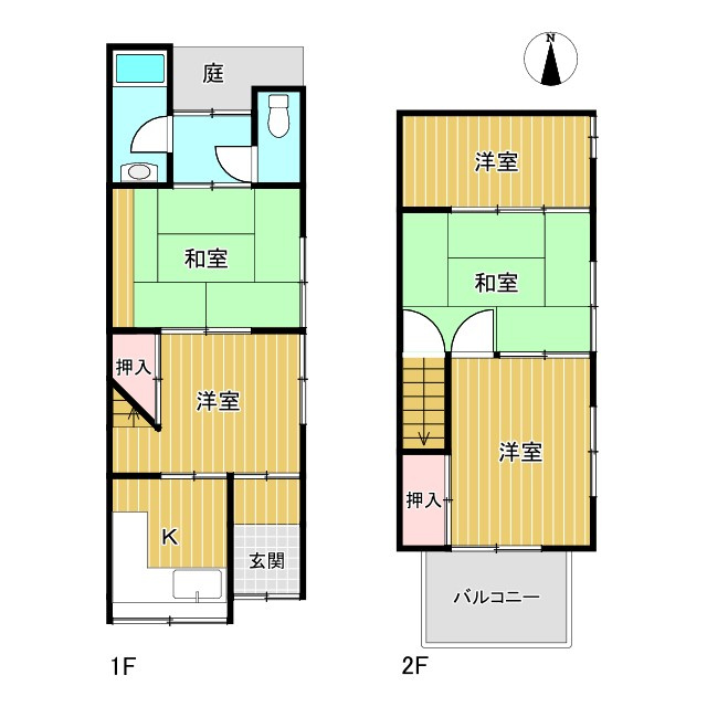 守口市藤田町6丁目の間取り