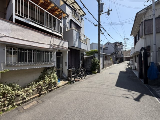 守口市藤田町6丁目の前面道路含む現地写真