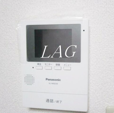 【セキュリティ】 | 小笠原アパート | モニター付きインターホンです。
