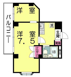 【間取り】 | レジデンス坂本 | 間取りです。