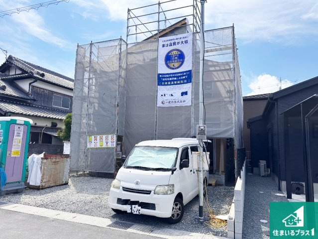 姫路市余部区下余部　新築一戸建ての外観|現在建築中！落ち着いた街並みで新生活を始めることが出来そう！周辺の物件も併せてご紹介させて頂きます！