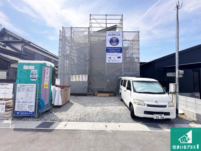 姫路市余部区下余部　新築一戸建ての外観|現在建築中！落ち着いた街並みで新生活を始めることが出来そう！周辺の物件も併せてご紹介させて頂きます！