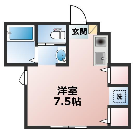 市川市須和田２丁目のアパートの間取り