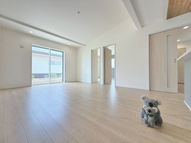 【居間・リビング】 | 前橋市上佐鳥町　平屋　新築住宅 | 同社施工例