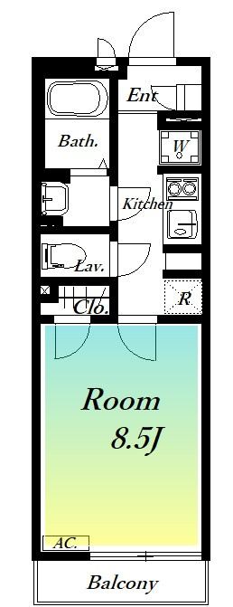 レオネクストつるせ壱番館の間取り