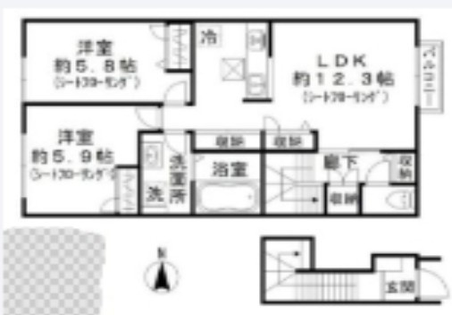 メゾンゴフクの間取り