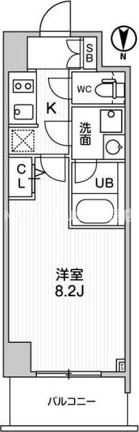 Fortuney大手前の間取り