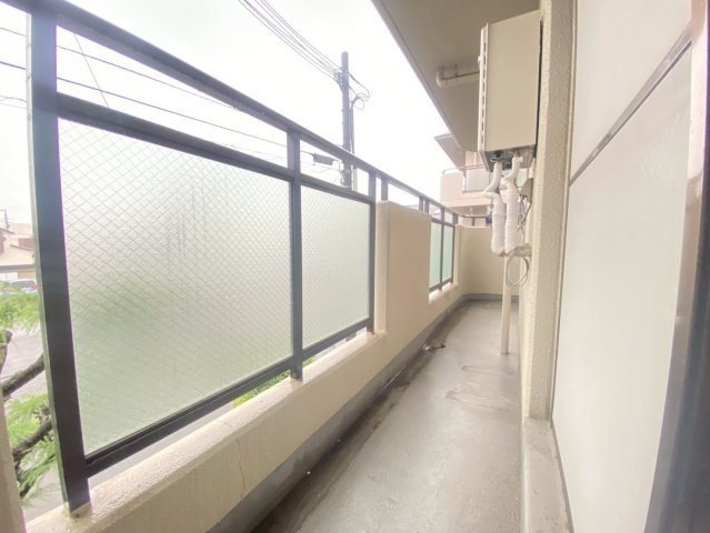 ハイツ大手町Ⅱのバルコニー
