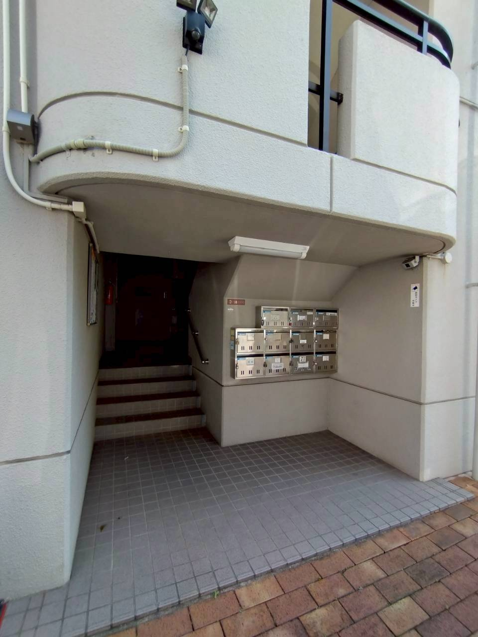 ハイツ大手町Ⅱのエントランス