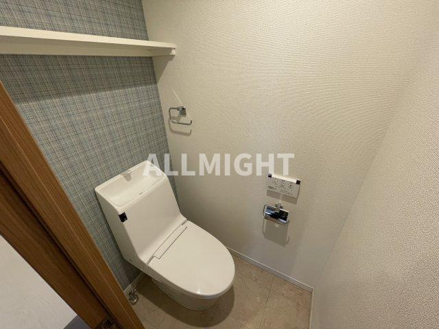 狛江市駒井町３丁目の賃貸マンションのトイレ|★お部屋探しはオールマイト不動産までご相談下さい♪【044-543-9135】