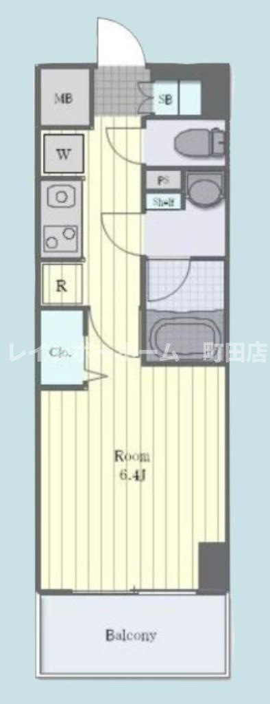 グランカーサ大和※初期費用分割あと払いサービス利用可能物件の間取り