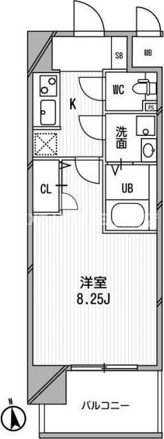 アーデン谷町の間取り
