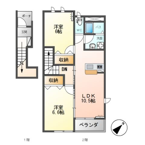 【間取り】 | サンパレス