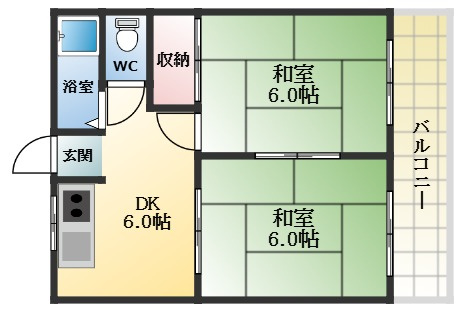 【間取り】 | 西口マンション