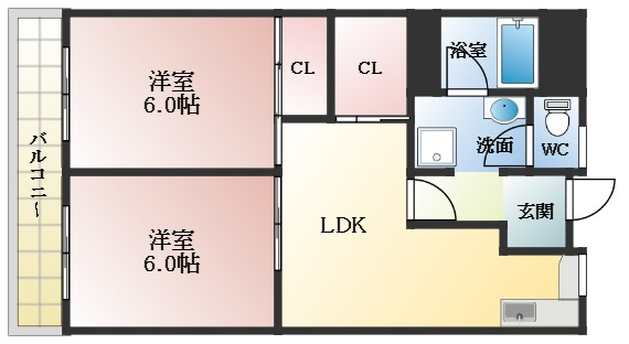 【間取り】 | 金剛グリーンハイツ