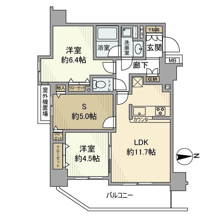 パレステージ板橋の間取り