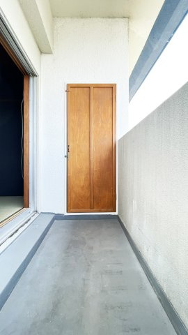 城南コーポラスのバルコニー