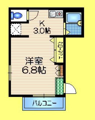 メゾン林田の間取り|桜上水駅徒歩2分