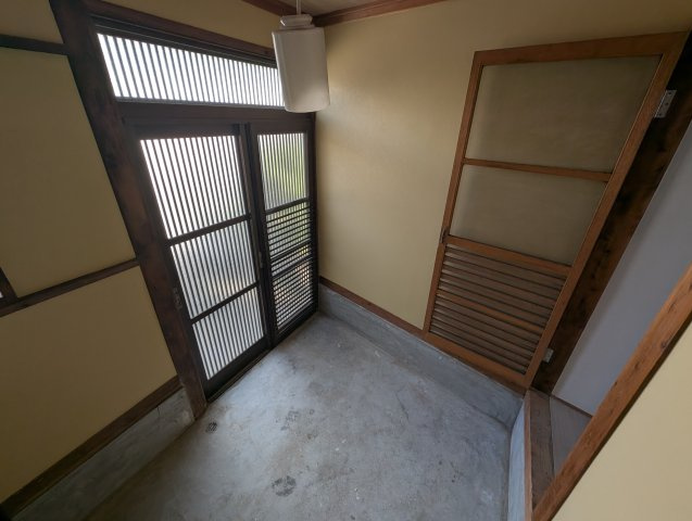 姫島テラスハウスの玄関