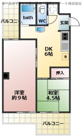 【間取り】 | バッハレジデンス深井