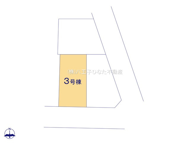 『八王子市新築戸建て』八王子市子安町2-28-22【仲介手数料無料】　４期の区画図|～仲介手数料無料☆八王子ひなた不動産～八王子市子安町　新築戸建て