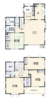 【間取り】 | 真光寺2丁目　一戸建て♪ | 間取り図