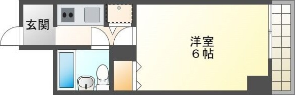 ライオンズマンション橦木の間取り
