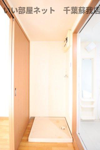 グレイスヴィラの洗面所|洗濯機置場